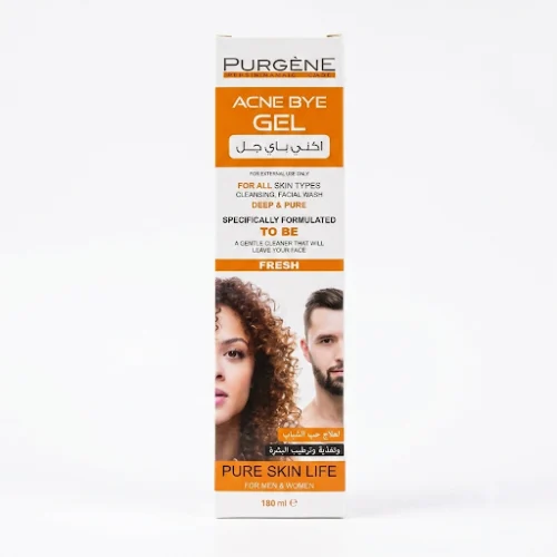 غسول وجه — PURGÈNE Acne Bye Gel Cleansing Facial Wash — 180ml