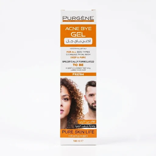 غسول وجه — PURGÈNE Acne Bye Gel Cleansing Facial Wash — 180ml