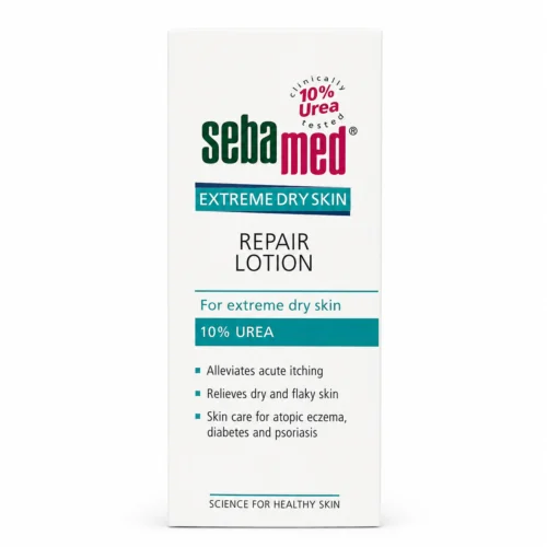 ChatGPT Image Aug 7, 2026, 08_00_02 PM مرطب جسم سيباميد — Sebamed Extreme Dry Skin Repair Lotion 10% Urea — 200ml