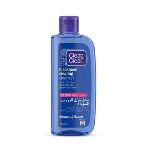 Gemini_Generated_Image_ (17) غسول وجه كلين آند كلير — Clean & Clear Blackhead Clearing Cleanser — 200ml