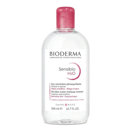 Gemini_Generated_Image_ (31) ماء ميسيلار بايوديرما — Bioderma Sensibio H2O Micellar Water — 500ml