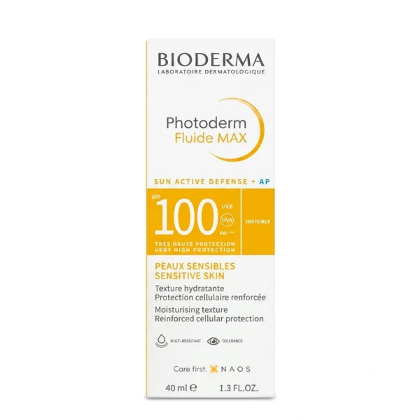 واقي شمس بايوديرما — Bioderma Photoderm Fluide MAX SPF100 Invisible — 40ml