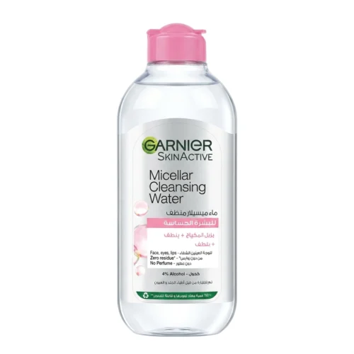 Gemini_Generated_Image_ (6) ماء ميسيلار غارنييه — Garnier SkinActive Micellar Cleansing Water Sensitive Skin — 400ml