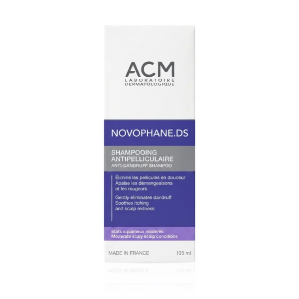 شامبو ACM — ACM Novophane.DS Anti-Dandruff Shampoo – Moderate Scaly Scalp Conditions — 125ml