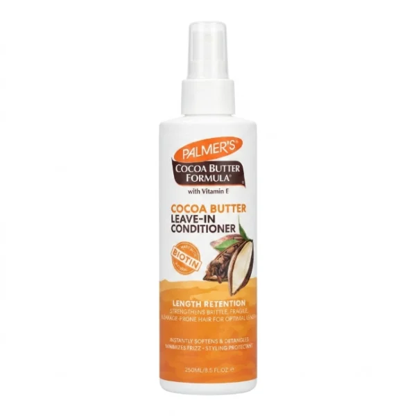 بلسم يترك على الشعر بالمرز بزبدة الكاكاو والبيوتين — Palmer's Cocoa Butter Formula Length Retention Leave-In Conditioner with Biotin — 250ml بلسم يترك على الشعر بالمرز بزبدة الكاكاو والبيوتين — Palmer's Cocoa Butter Formula Length Retention Leave-In Conditioner with Biotin — 250ml