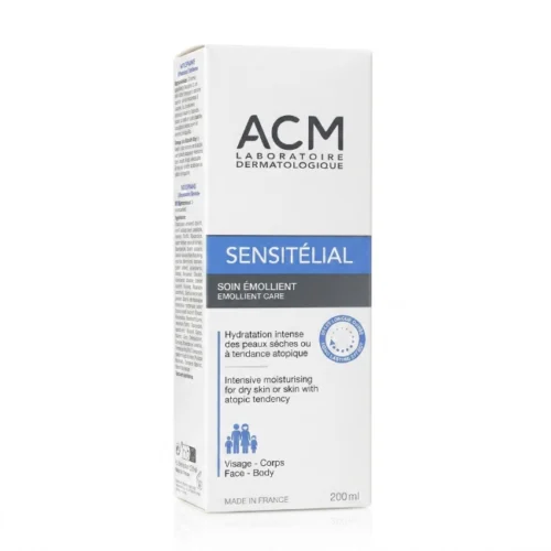 مرطب سينسيتيليال للبشرة الجافة — ACM Sensitélial Emollient Care — 200ml مرطب سينسيتيليال للبشرة الجافة — ACM Sensitélial Emollient Care — 200ml