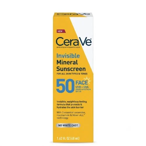CeraVe Invisible Mineral Sunscreen SPF50 48ml CeraVe Invisible Mineral Sunscreen SPF50 48ml