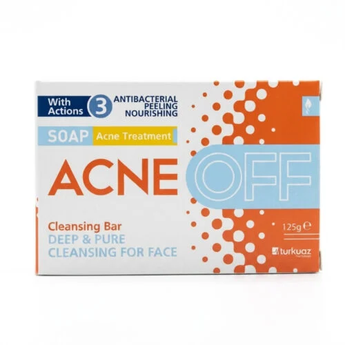 SANA-182 featured image صابونة أكني أوف لتنظيف البشرة المعرضة للحبوب — Acne Off Cleansing Bar — 125g