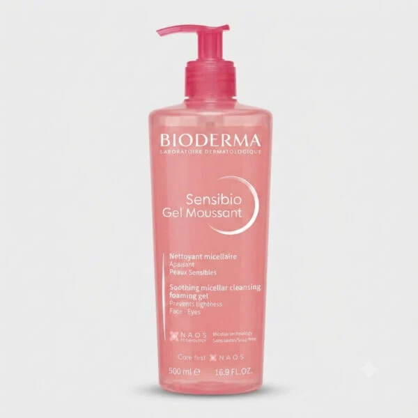 غسول بايوديرما للبشرة الحساسة — Bioderma Sensibio Gel Moussant — 500ml