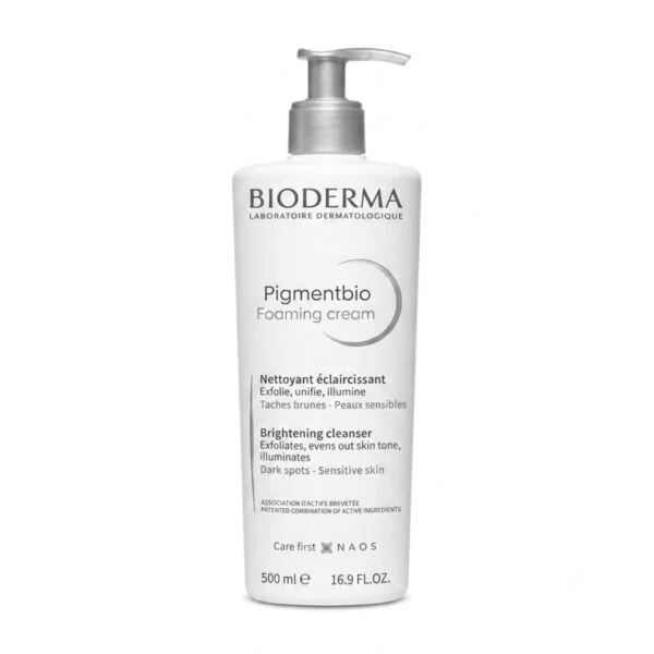 غسول تفتيح بايوديرما — Bioderma Pigmentbio Foaming Cream — 500ml