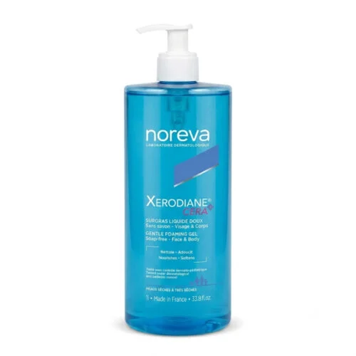 غسول وجه وجسم نوريفا — Noreva Xerodiane Cera+ Gentle Foaming Gel — 1L غسول وجه وجسم نوريفا — Noreva Xerodiane Cera+ Gentle Foaming Gel — 1L